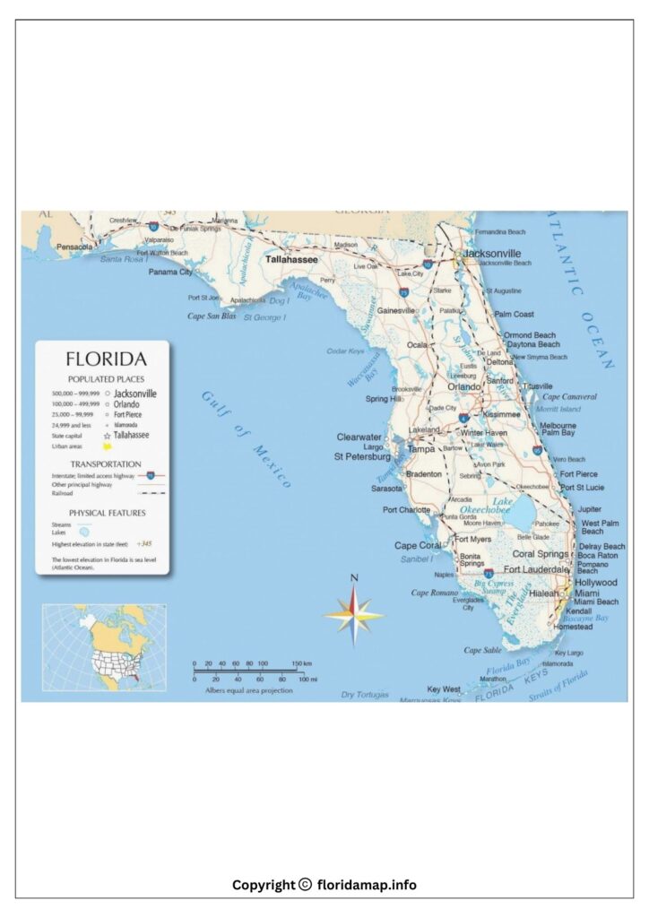 Destin Beach Florida Map