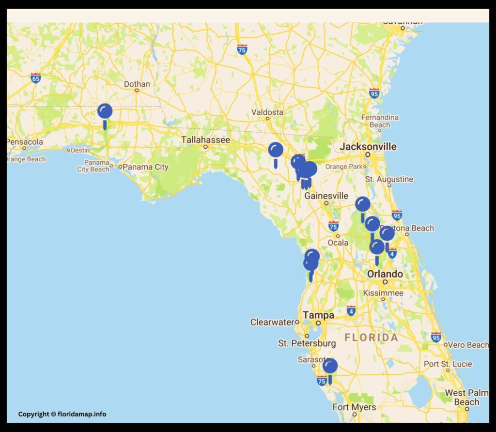 Spring Hill Florida Map