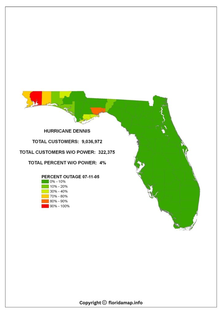 Florida Power and Light Power Outage Map