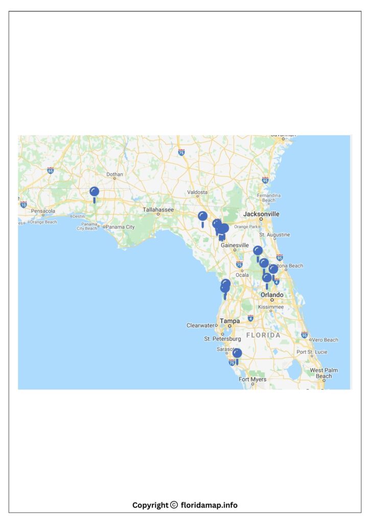 Spring Hill Florida Map