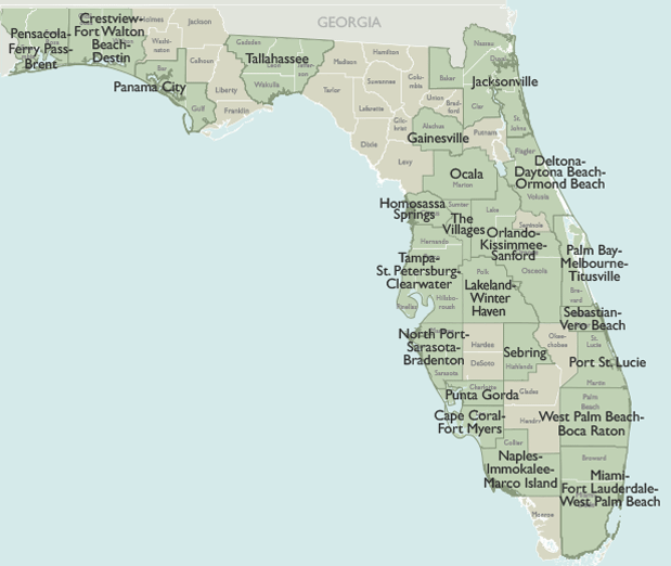 Florida Zip Code Map