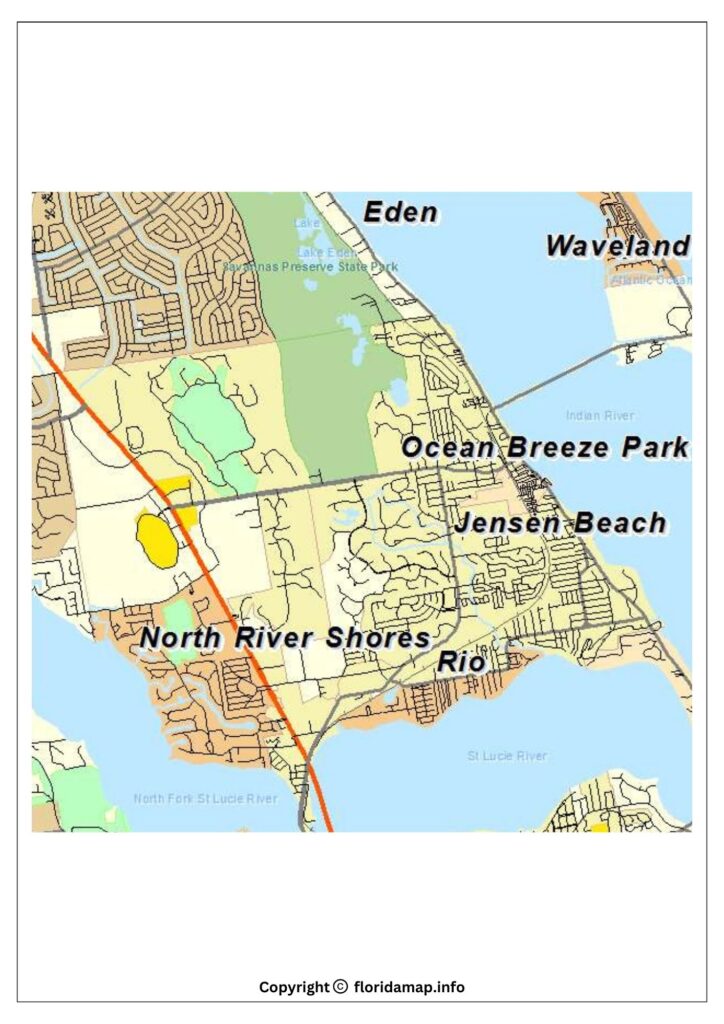 Jensen Beach Florida Map [Jensen Beach on Florida Map]