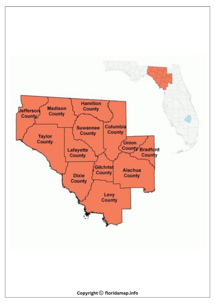 Map of Central Florida