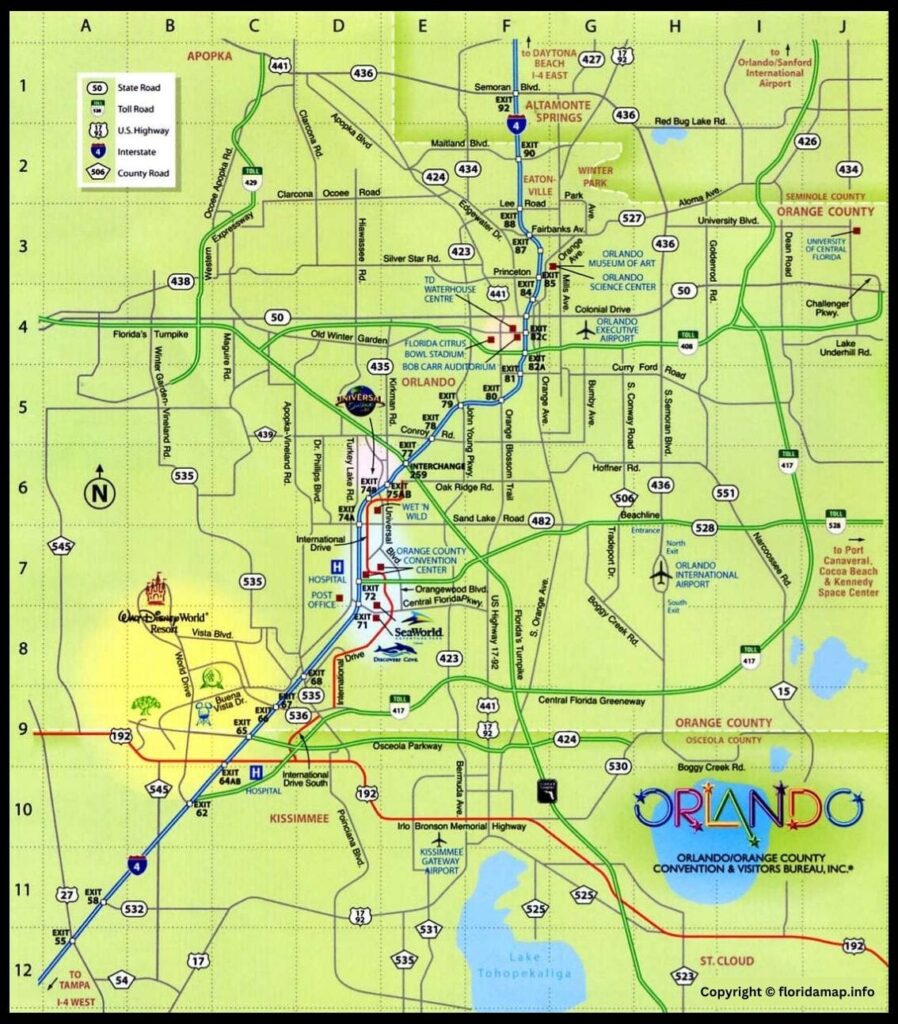 Orlando Florida Map