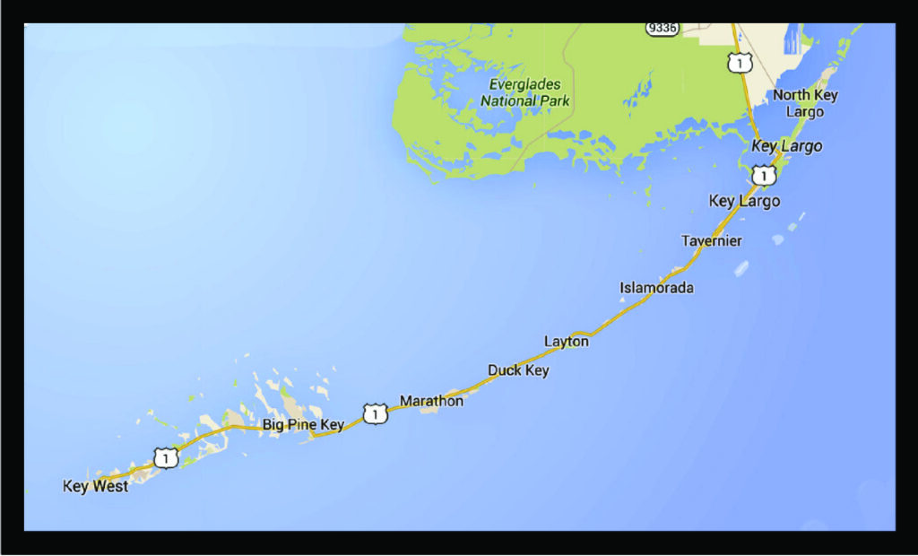 Florida City County Map