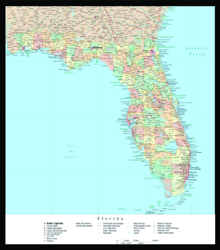 Florida Keys Islands Map