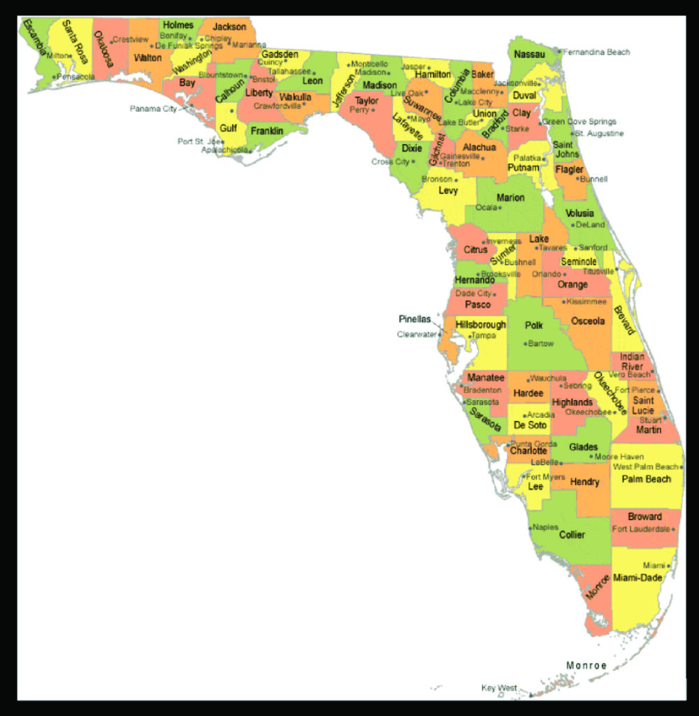 Florida Road Trip Map